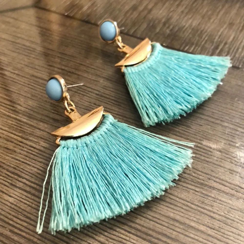 Boutique Fashion Jewelry Fringe Tassel Earrings